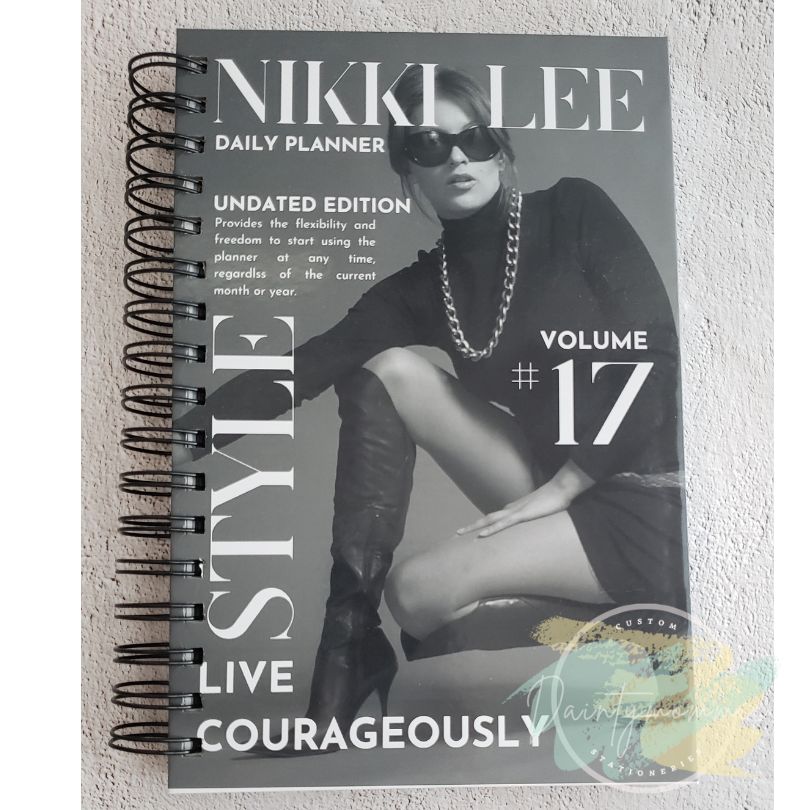 Magazine Style Custom Planner